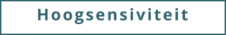 Hoogsensiviteit