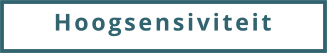 Hoogsensiviteit